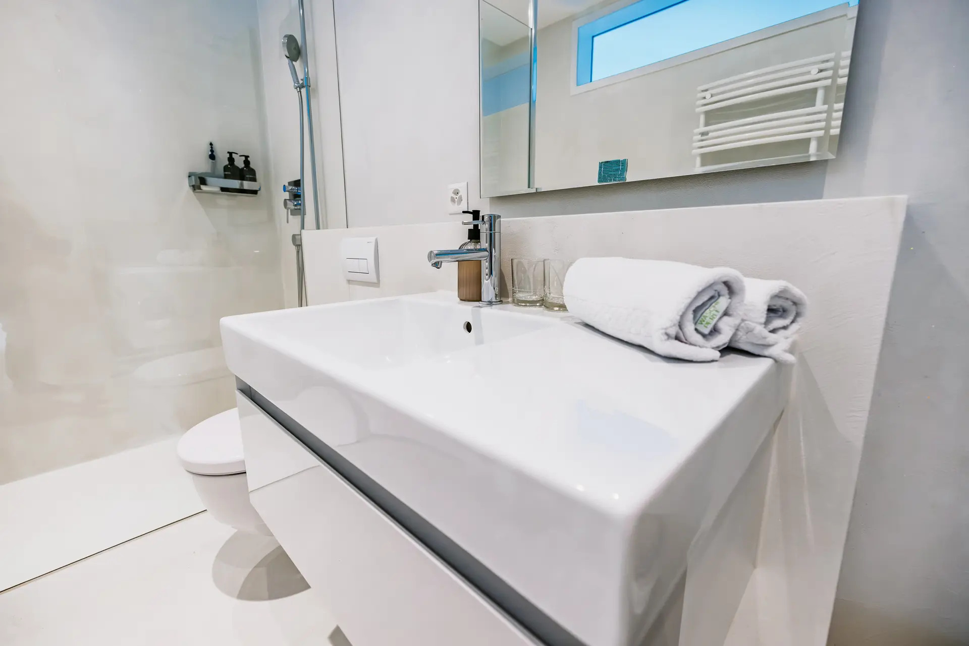 Bright bathroom